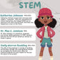 Women in STEM Fun Facts Posters. Set of 4. STEM classroom decor, Science posters, Middle school science posters.