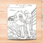 Geotechnical Engineer Kids Coloring Page, Women in STEM Activity, STEM Activity, Classroom Resource, Career Exploration